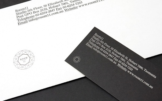 Room 11 Architects | SouthSouthWest #stationary #identity #branding #blackwhite