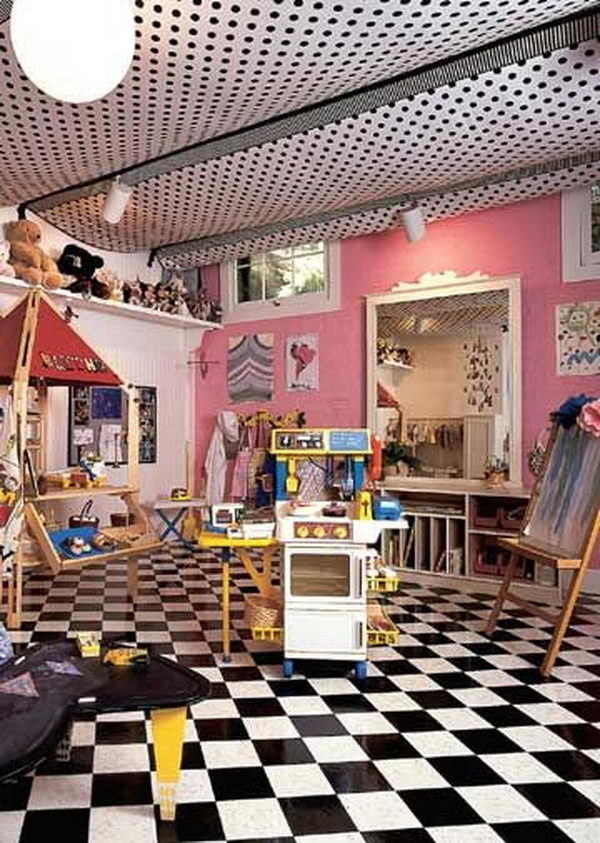 20+ Cool Basement Ceiling Ideas #basement #interior #architecture #ceiling