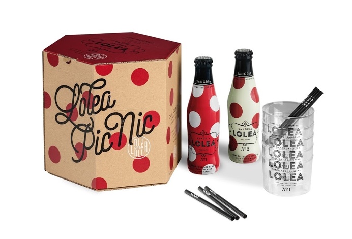 Drink Identity- great use of pattern