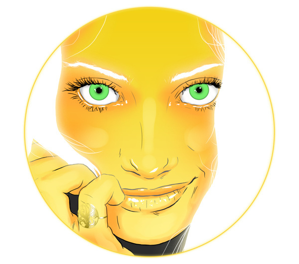 Oribe Goddess on Behance #fantasy #branding #goddess #mcauliffe #hair #illustration #timothy #oribe #fashion #beauty