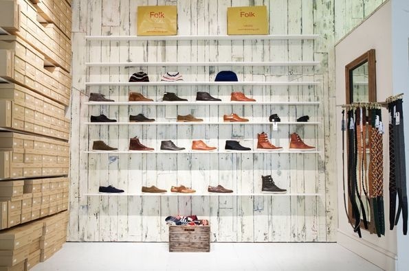Folk Clothing - hipshops in London #display #shoe
