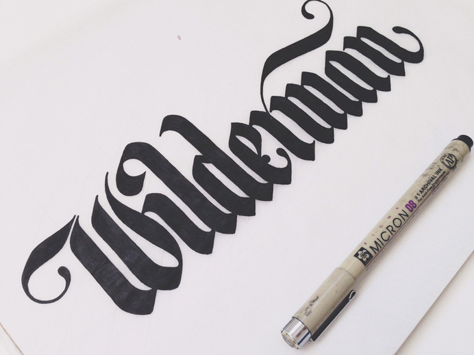Wilderman Logo by Drew Melton #inspiration #creative #lettered #personalized #design #illustration #logo #hand