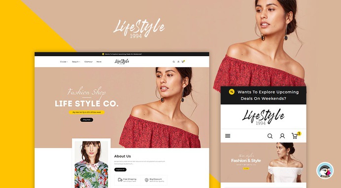 #Life Style #Fashion #Boutique Store - #Prestashop #Responsive #Theme | #TemplateTrip #eCommerce #Website #Template