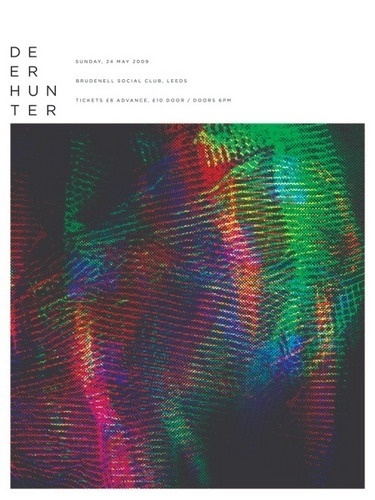 Deerhunter Gig Poster by The Small Stakes #deer #munn #hunter #small #jason #the #illustration #stakes #poster #music