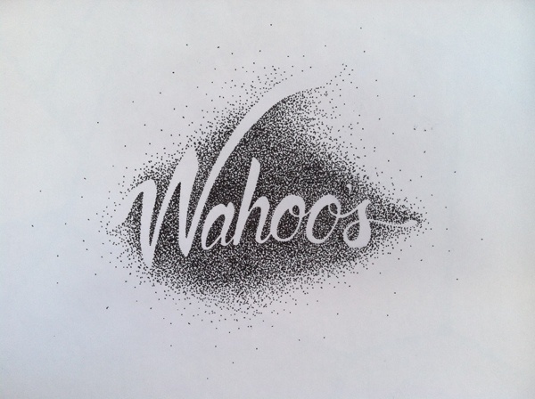 Selected Typographic Works on Behance #handlettering #script #stipple #typography