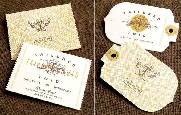 Tailor twig by Eric Kass Funnel via mr cup.com #mark #branding #letterpress #eric #tag #identity #kass #logo