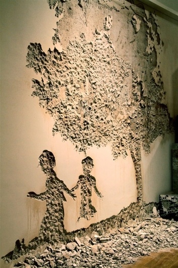 Vhils & MaisMenos at MACE » Design You Trust – World's most famous collective design inspirations. #grafitti #maismenos #mace #vhils #art