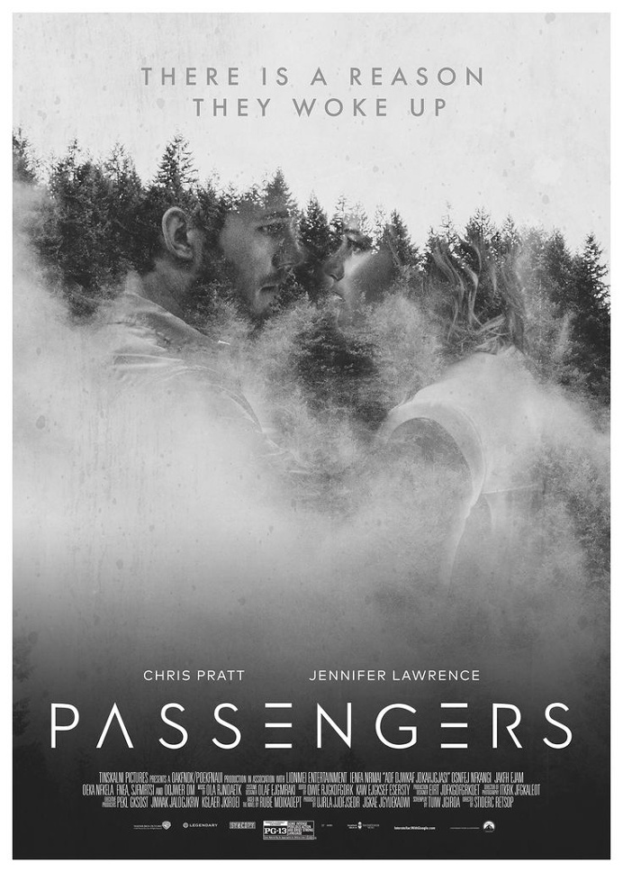 Conceptual poster for @PassengersMovie #passengers #passengersmovie #poster #doubleexposure #art #movie #exposure