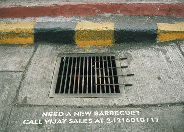 Vijay Barbecue Guerilla Marketing
