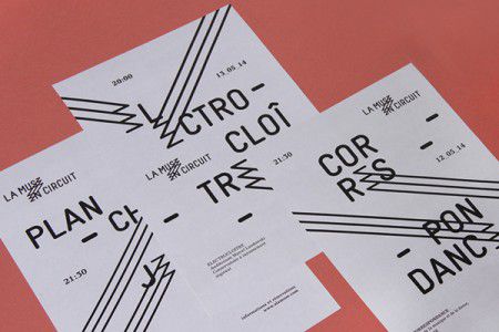 la muse en circuit typographic identity 2