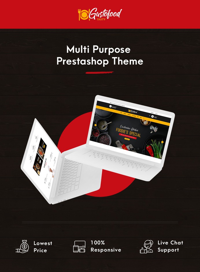 #Gusto #Food & #Restaurants - #Prestashop #Responsive #Theme | #TemplateTrip #eCommerce #Website #Design #Template