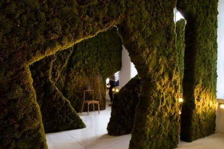 Indoor Forest at The Architecture Foundation | B3 Designers Blog #forest #indoor #moss