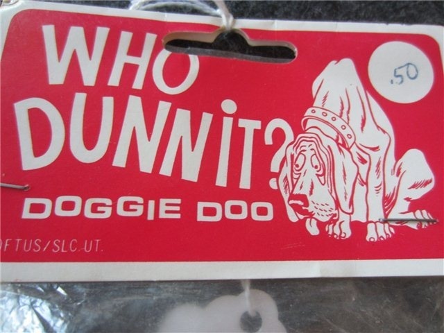 WHO DUNNIT? #prank #packaging #doo #vintage #doggie