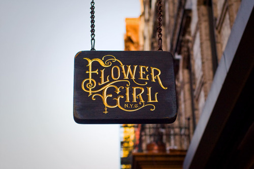 Orchard and Broome Street #signage #type