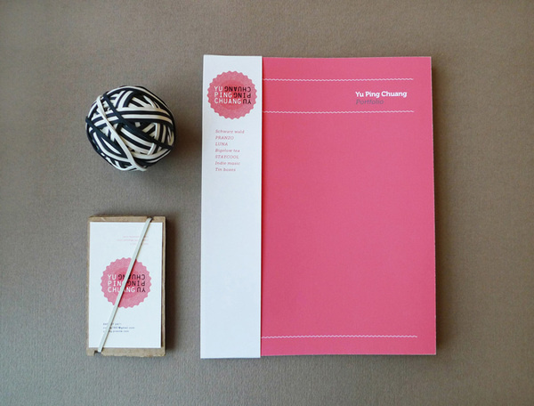Yu Ping Chuang Business Card and Portfolio #binding #print #portfolio