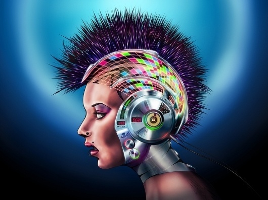 The Illustrations of Kervin Brisseaux #illustration #daftpunk #retro #80s