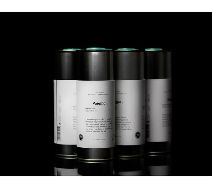 Poiema Organic Extra Olive Oil - Mindsparkle Mag Aris Pasouris designed Poiema Organic Extra Olive Oil. #logo #packaging #identity #branding #design #color #photography #graphic #design #gallery #blog #project #mindsparkle #mag #beautiful #portfolio #designer