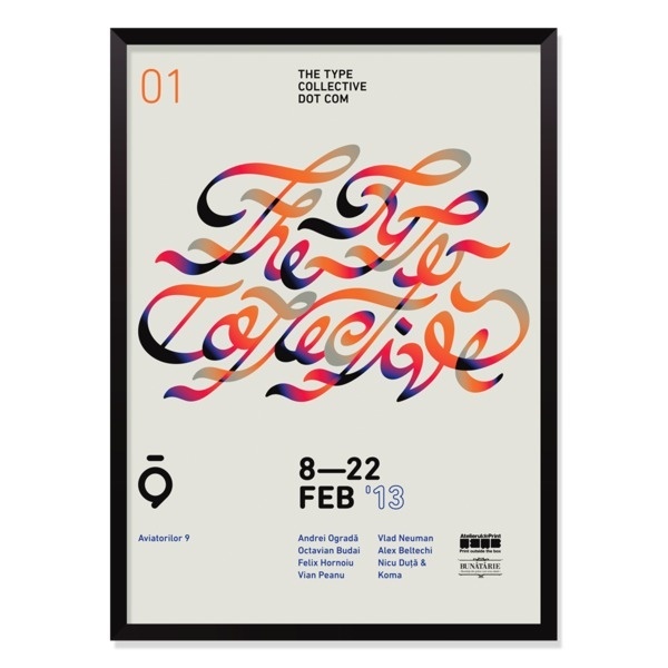 01—The Type Collective on Behance #lettering #poster #typography