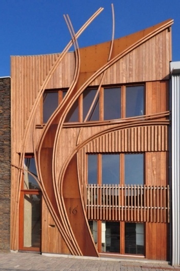 DESIGN DAILY ™ | Architecture and Design Magazine #modern #wood #24h #photography #architecture