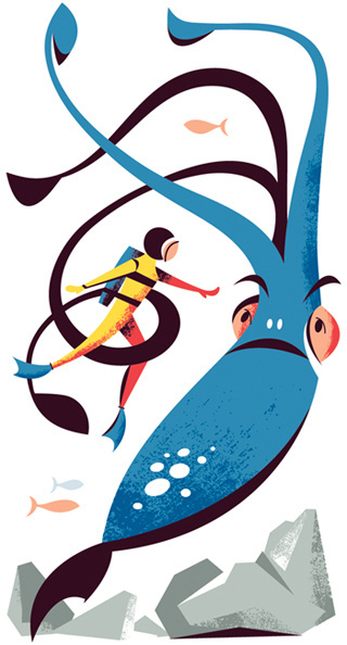 Monocle Mediterraneo - Matt Chase | Design, Illustration #illustration