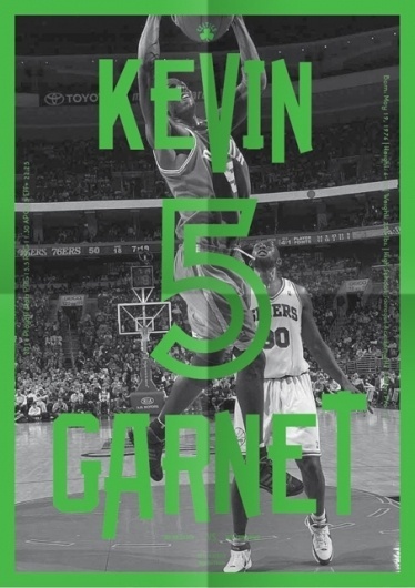 Celtics Playoff Guide : Michael Mercer Brown : Graphic Design #garnet #print #celtics #poster #sport #nba #basketball