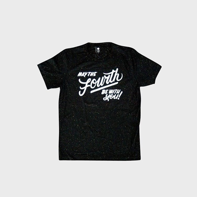 #fourthisking #streetwear #tshirt #type #lettering #signpainting #typography #script #starwars