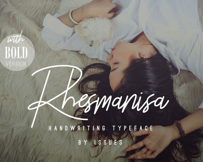 Rhesmanisa - Handwriting Script Font