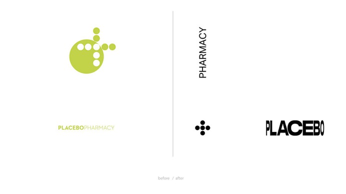 Placebo Pharmacy - Mindsparkle Mag Luminous Design Group was entrusted with the design of the visual identity of Placebo, an iconic, circular pharmacy in Athens, Greece. #logo #packaging #identity #branding #design #color #photography #graphic #design #gallery #blog #project #mindsparkle #mag #beautiful #portfolio #designer