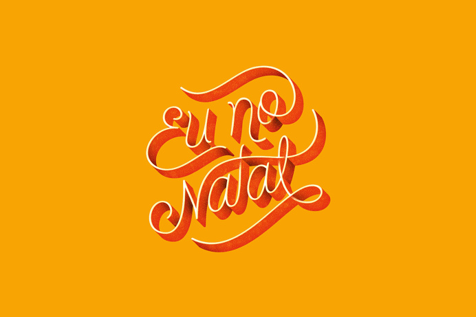 Eu no Natal - Logo #typography #lettering #logo