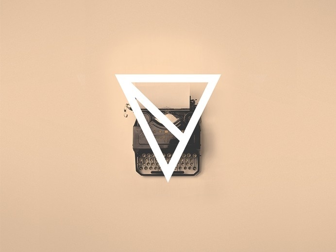 V is for Visual Soldiers – Geometric Typography #geometric #typography