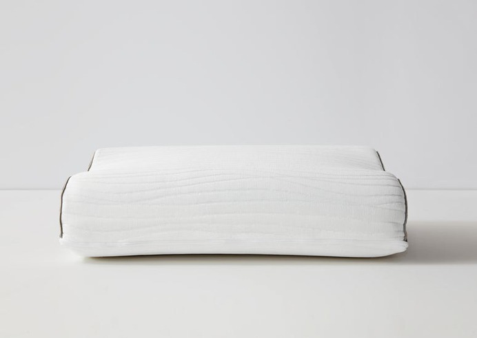 premium contour memory foam white pillow