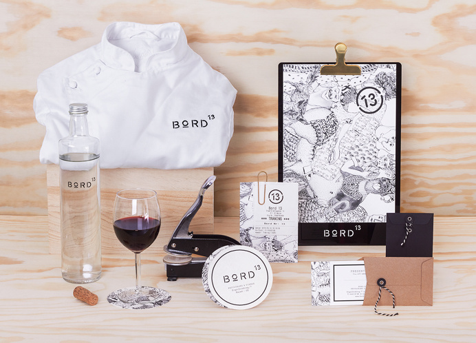 Bord 13 restaurant wine bar malmoe sweden branding interior design corporate mindsparkle mag designblog