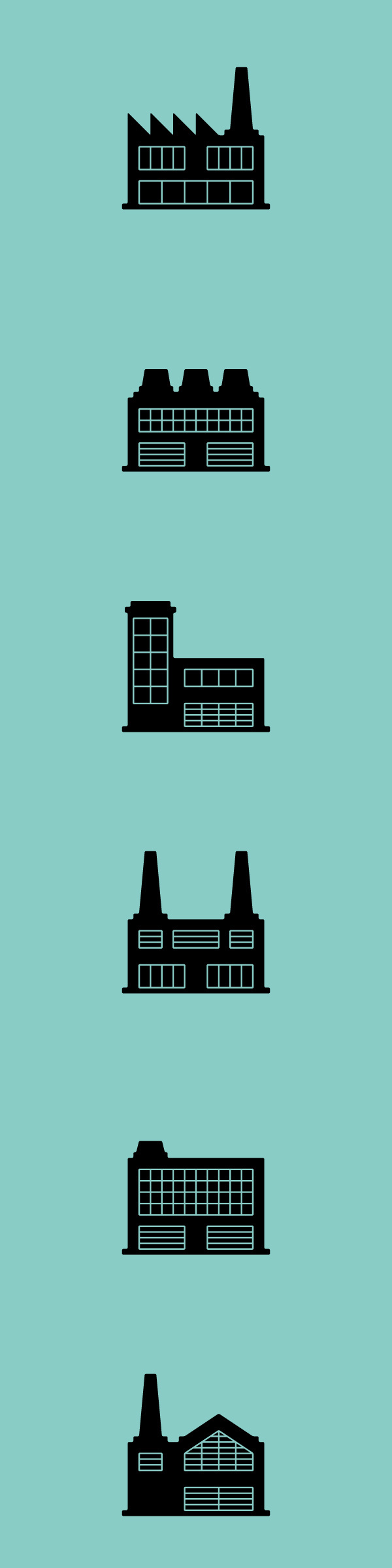 Factories #factory #icons #pictogram