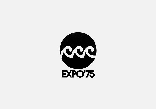 Kazumasa Nagai (Japan), Okinawa Ocean Expo, 1975 #okinawa #ocean #kazumasa #expo #design #logo #nagai