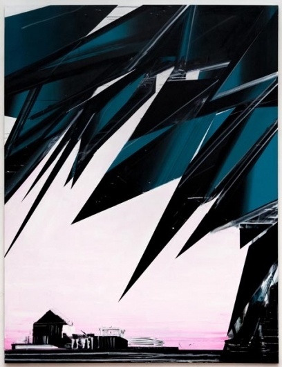 Phil Ashcroft // WORKS - Paintings #abstract #illustration #jagged #painting