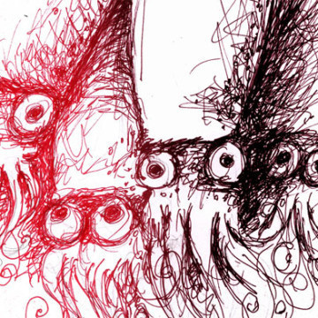Mmmm calamari.... www.anditisgood.com #squids #ink #food #illustration #seafood #pen #drawing #sketch
