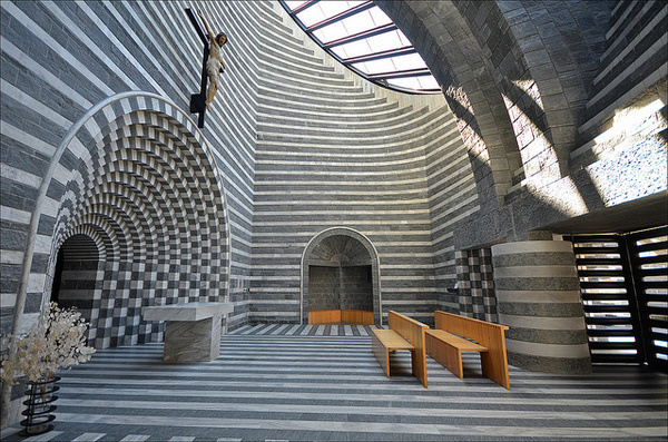 CJWHO ™ (Church of San Giovanni Battista by Mario Botta) #church #design #interiors #photography #architecture