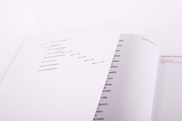 Table of Contents — Minimalist typography