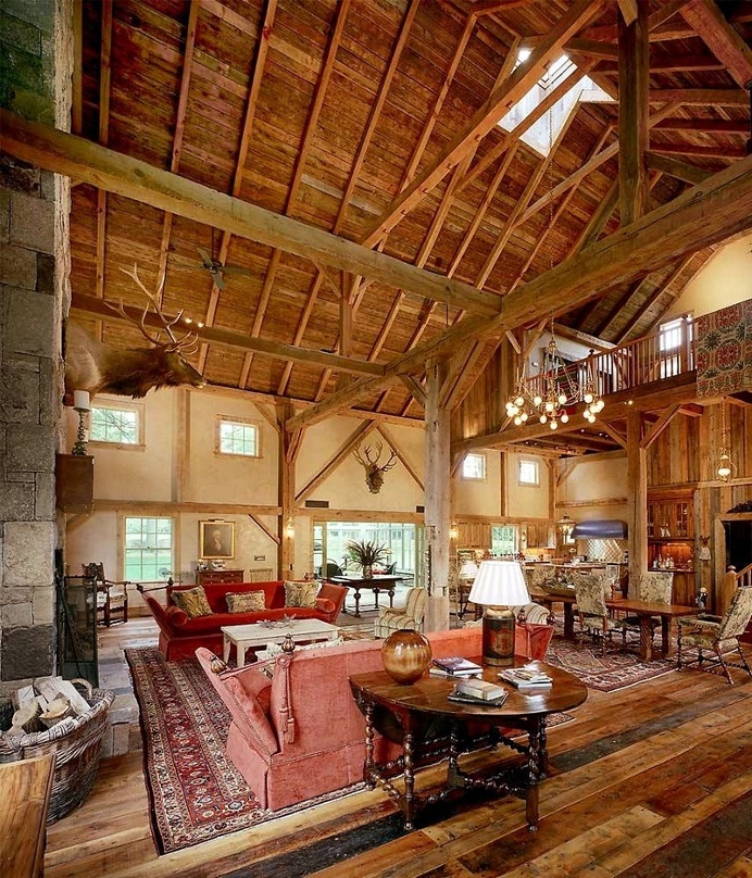 1870 Rustic Barn Restored by Douglas VanderHorn Architects