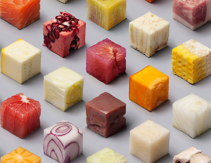 Perfect Food Cubes by Lernert & Sander #sdf