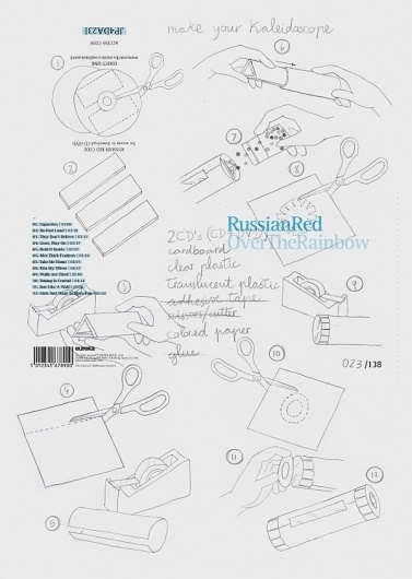 Russian Red on the Behance Network #kaleidoscope #elantidoto #design #graphic #cover #illustration #made #hand #cd