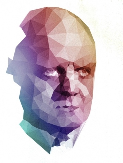 tumblr_lfhkg48SpL1qz4izzo1_r1_500.jpg (JPEG Imagen, 500x660 pixels) #colors #polygon #portrait
