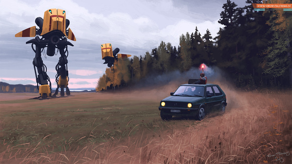 Simon Stålenhag Art Gallery #simon #painting #stlenhag #art