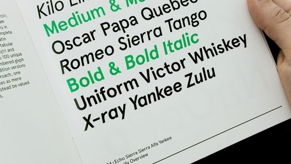 Aperçu Specimen #grotesk