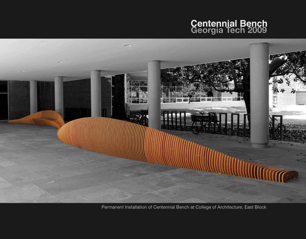 Interior Centennial Bench Design at Georgia Tech Furniture #interior #design #decor #home #furniture #architecture