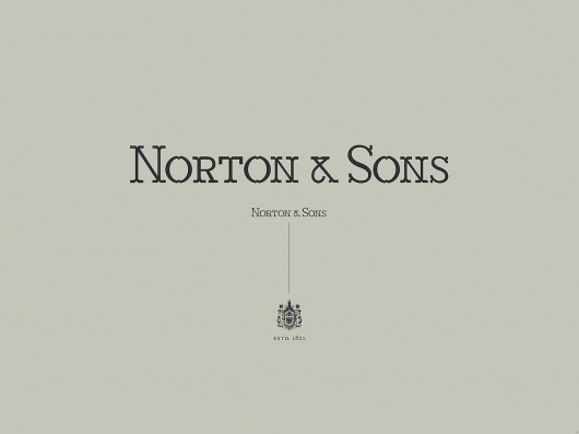 Norton & Sons | Moving Brands - a global branding company #branding