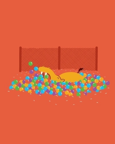 Agrimony's Illustration Não encontrei muitas... #hippo #design