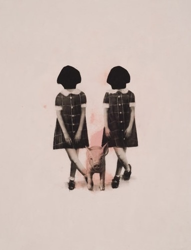 Sophie Jodoin – You have to kill a whole to get a little | Hi Fructose Magazine #jodoin #illustration #collage #sophie