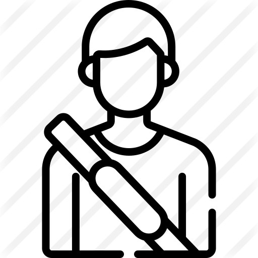 See more icon inspiration related to driver, seat belt, passenger, user, avatar and man on Flaticon.