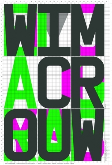 Design Museum Shop: Exhibition Products > Current Exhibitions > Wim Crouwel, A Graphic Odyssey > Build A Graphic Odyssey Poster #build #crouwel #poster #wim #type
